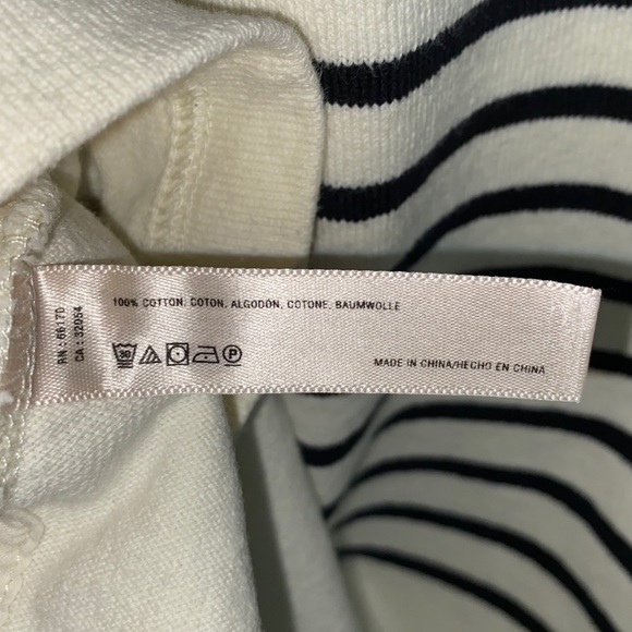 Anthro Allihop Striped Nautical Sailor Pullover Dress Tunic Top - Picture 7 of 9